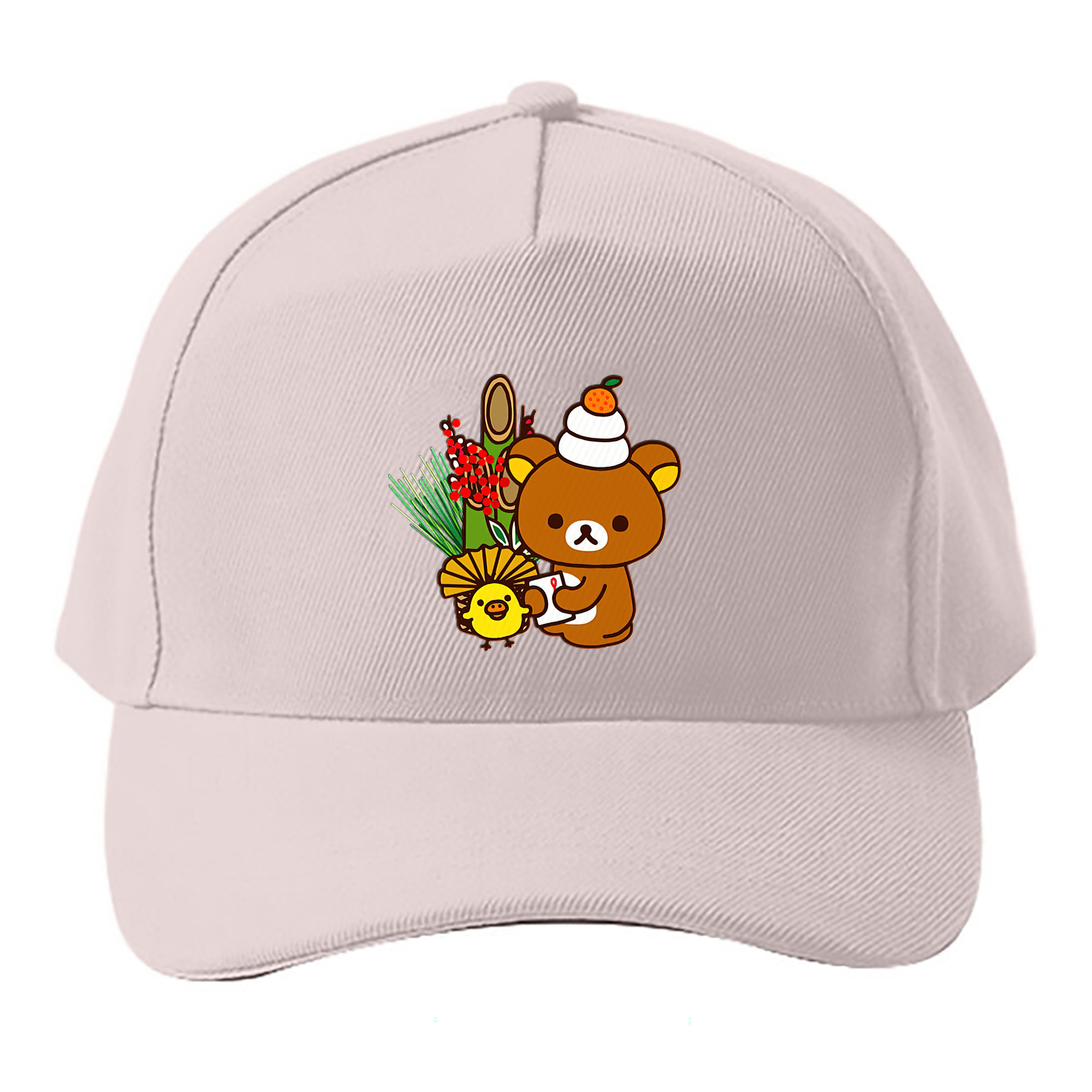 （画像用） リラックマ リラックマ キイロイトリ Rilakkuma Korilakkuma Kiiroitori ベースボールキャップ 綿100％ 男女兼用 帽子 スポーツ